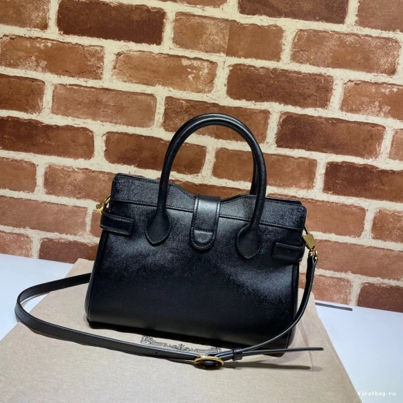 First bag ru G bag top Small with Double handle GUCCI 0802